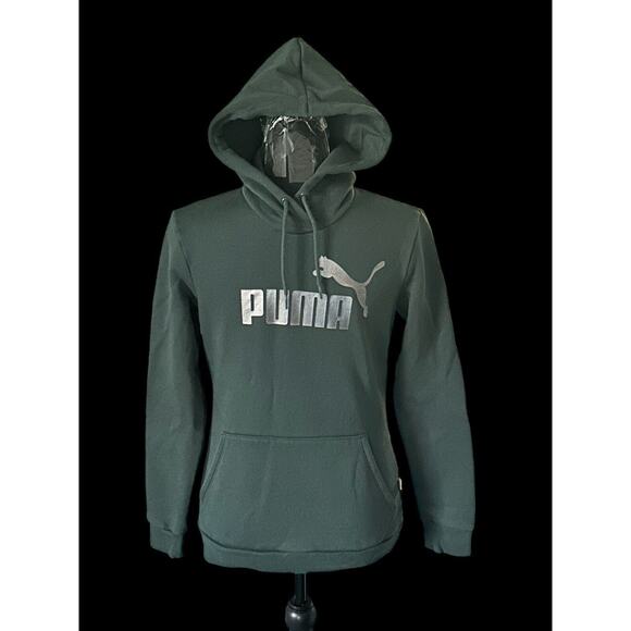 Puma Womens XS Logo Hoodie Long Sleeve - Picture 1 of 5